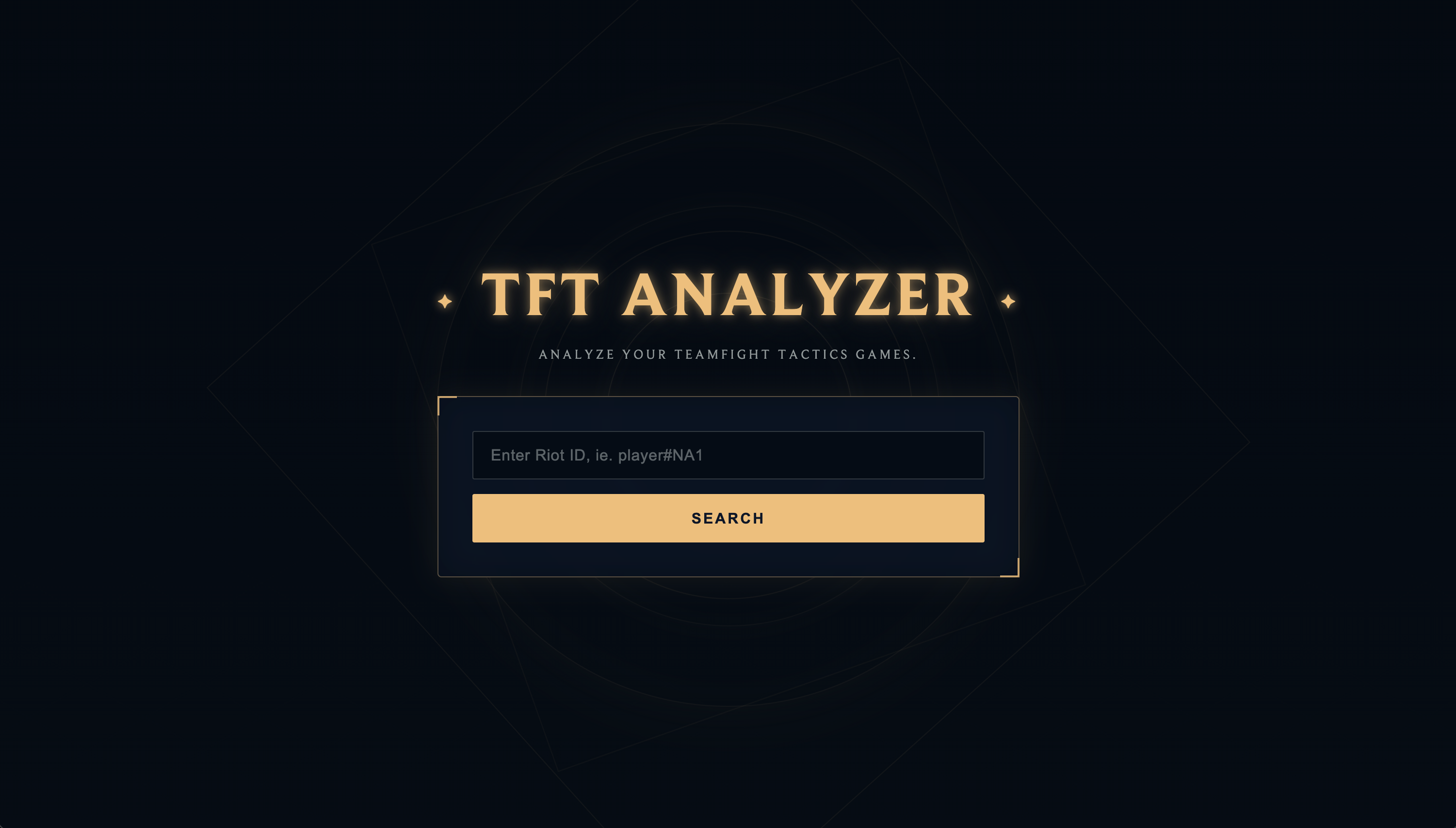TFT Analyzer screenshot